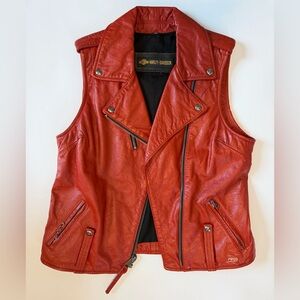 Harley-Davidson Women’s Genuine Leather Biker Vest